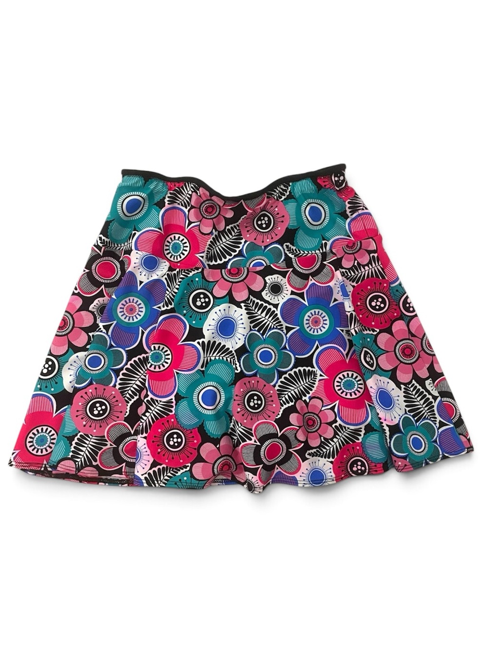 Sparkle Skirts Boulder Athletics Floral Running Skort, Multicolor Pop, Sixe XS